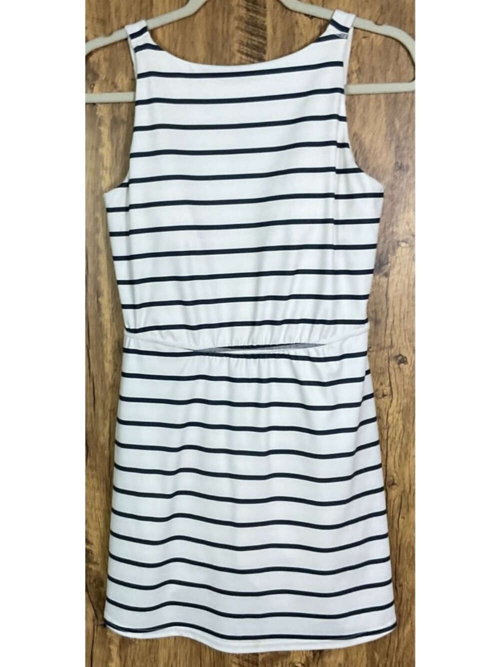 All In Motion Target Striped Tennis Dress Small Navy White Active Mini Dress